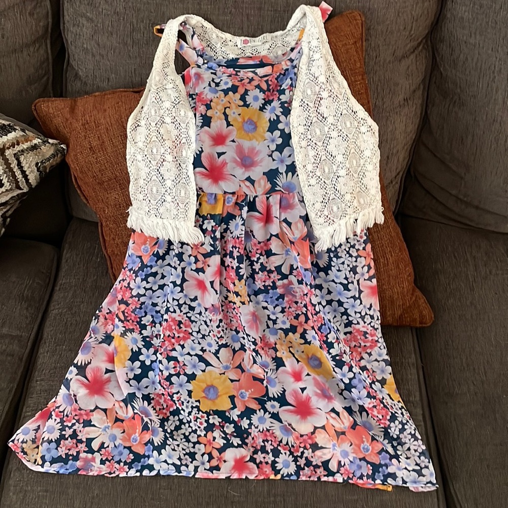 Zoey Girl dress size 8 comes with top